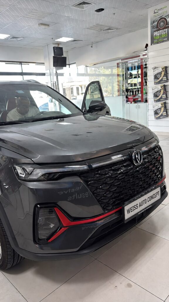 2025 Changan CS35 Plus at Weiss Auto Concept workshop in Dubai