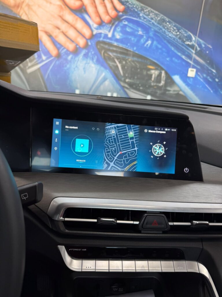 2025 Changan CS35 Plus factory infotainment screen with no CarPlay or Android Auto support