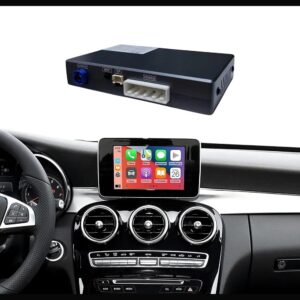 Wireless Apple CarPlay interface installed on Mercedes C-Class COMAND screen in Dubai by Weiss Auto Concept