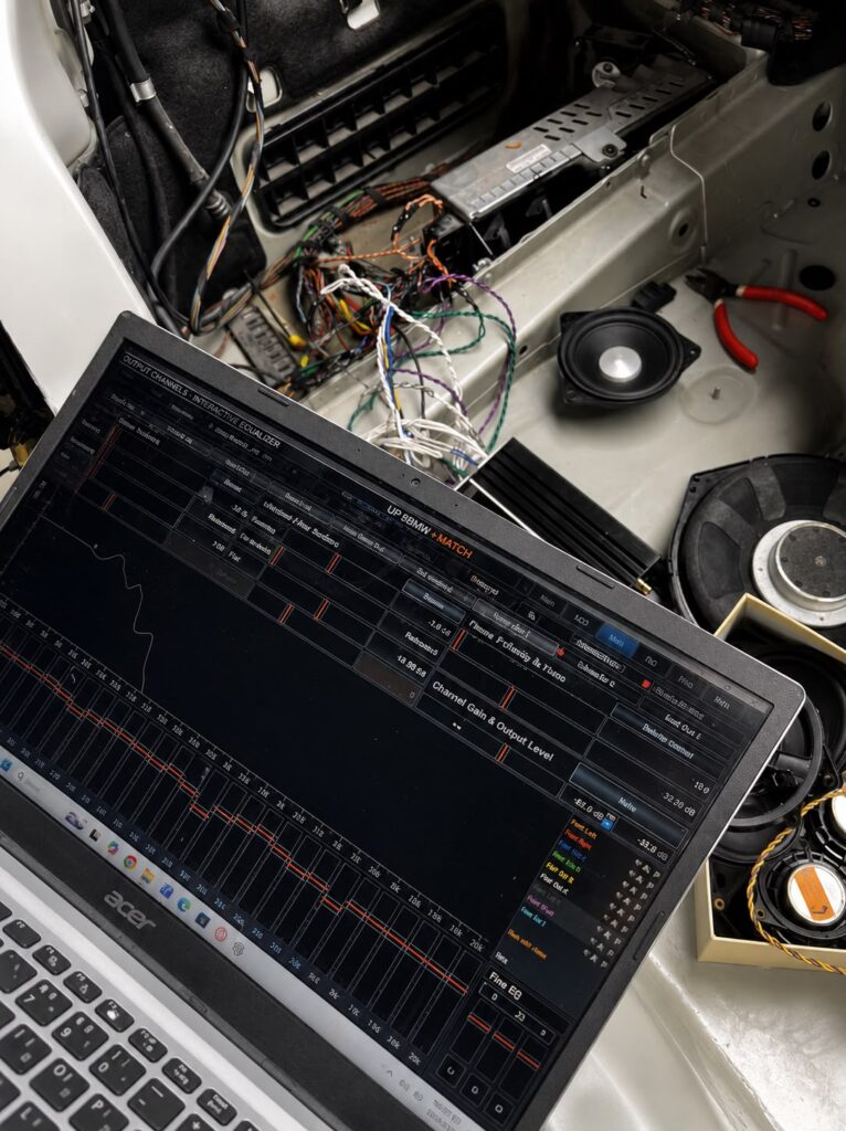 Match DSP PC-Tool crossover tuning for a Rolls-Royce Ghost in Dubai