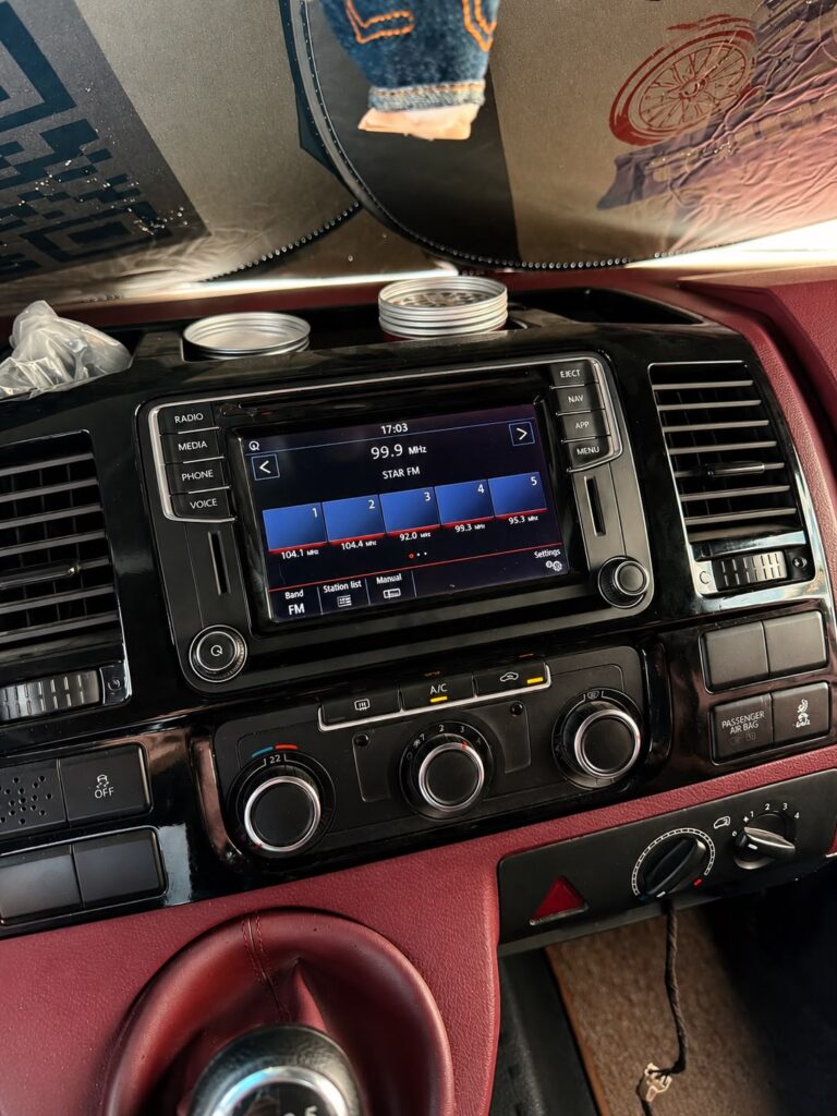Volkswagen radio working with sound restored after Component Protection repair in Dubai