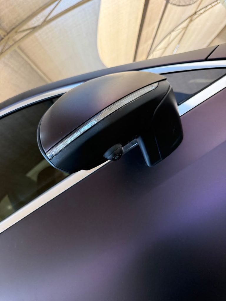 360 side camera under Mercedes CLE mirror housing