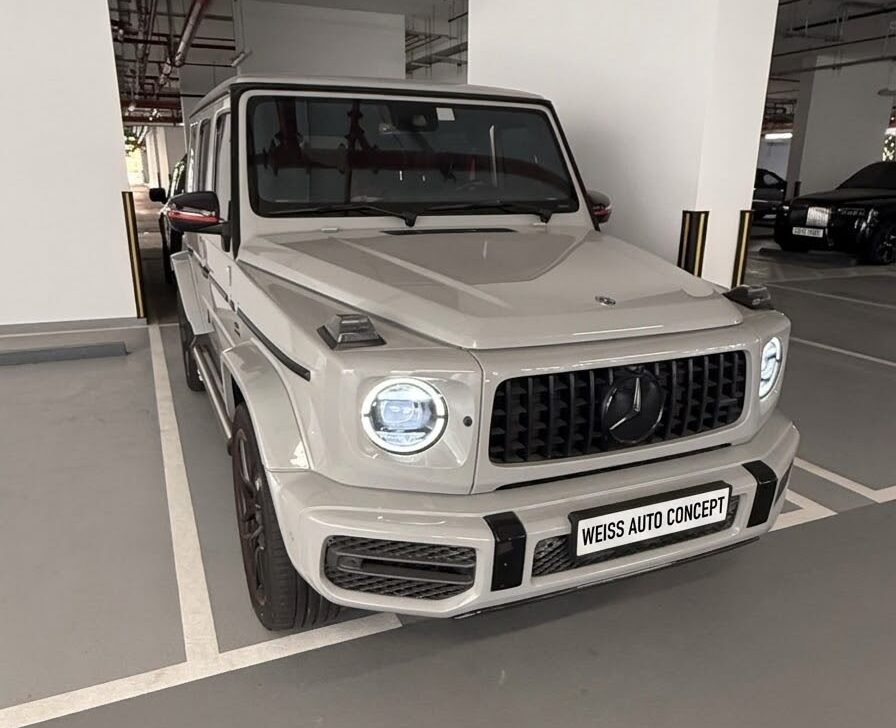 2019 Mercedes-AMG G63 W463A European-spec import at Weiss Auto Concept Dubai